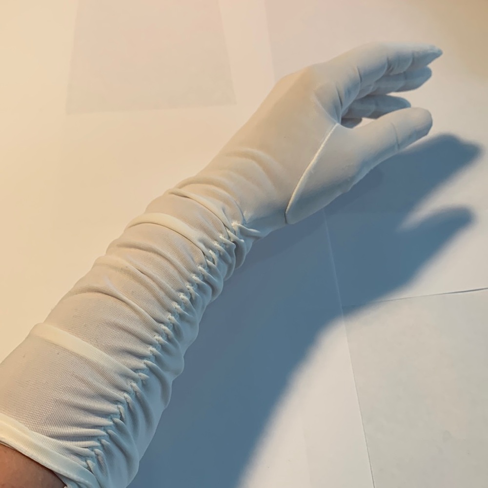 Vintage Rouched Long Gloves